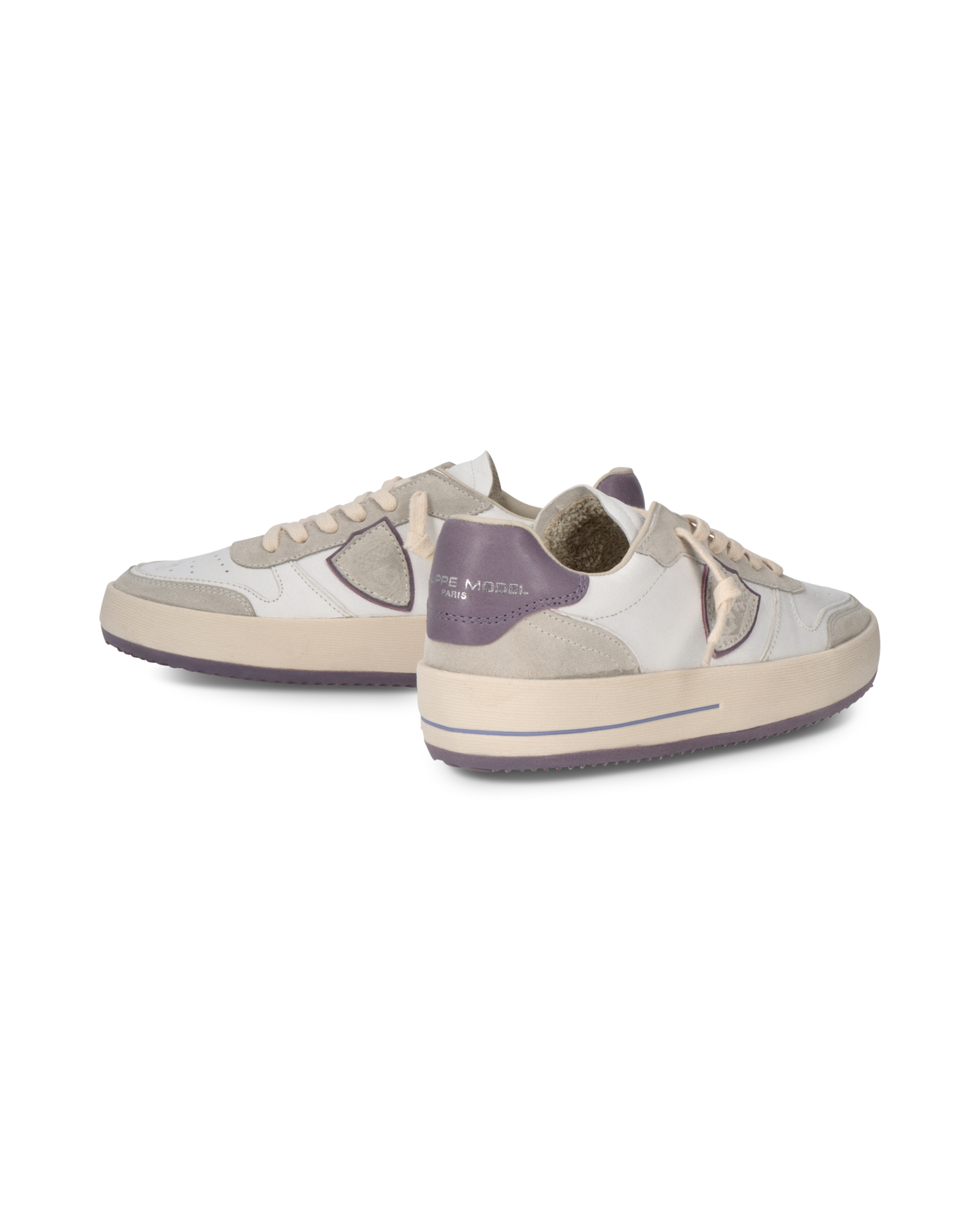 Sneakers Nice Tennis Women, White Violet