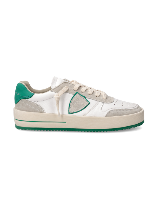 Sneakers Nice Tennis Women, White Green