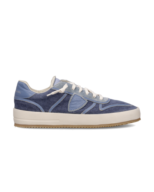 Sneakers Nice Uomo in Canvas, Blu