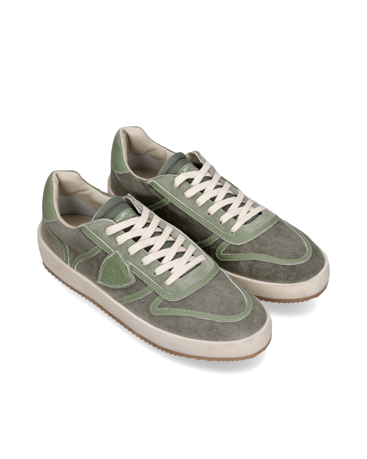 Sneakers Nice Uomo in Canvas, Verde