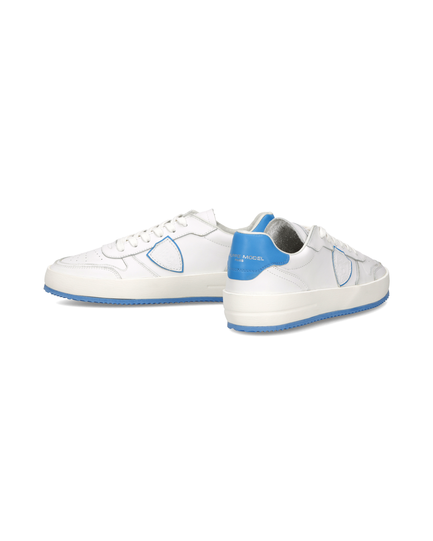 Sneakers Nice Tennis Men, White Light Blue