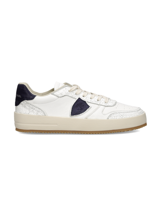 Sneakers Nice Uomo, Bianco Blu