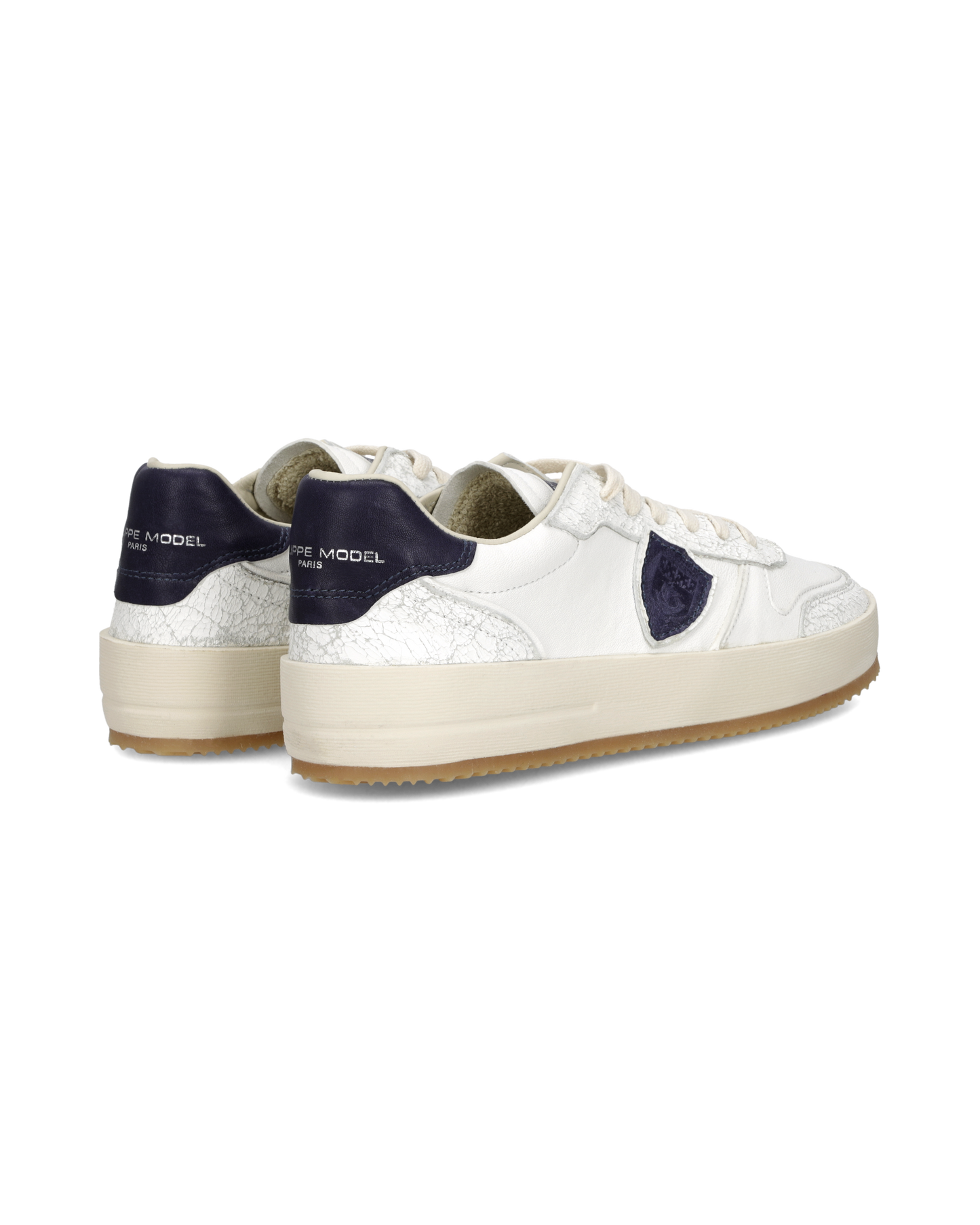 Sneakers Nice Uomo, Bianco Blu