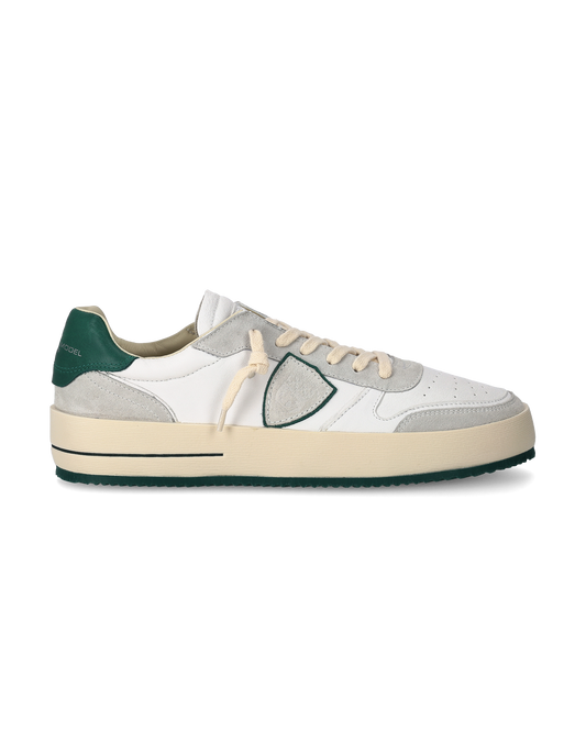 Sneaker Nice Uomo, Bianco e Verde