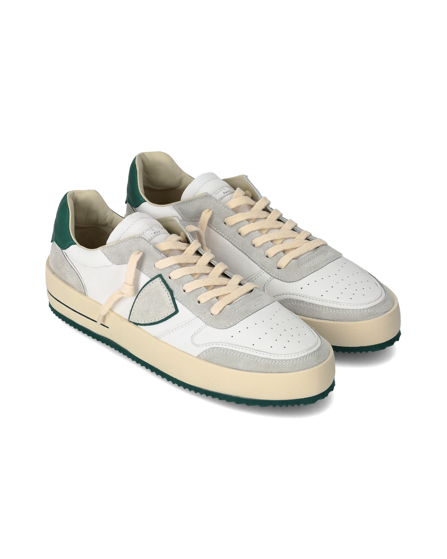 Sneaker Nice Uomo, Bianco e Verde