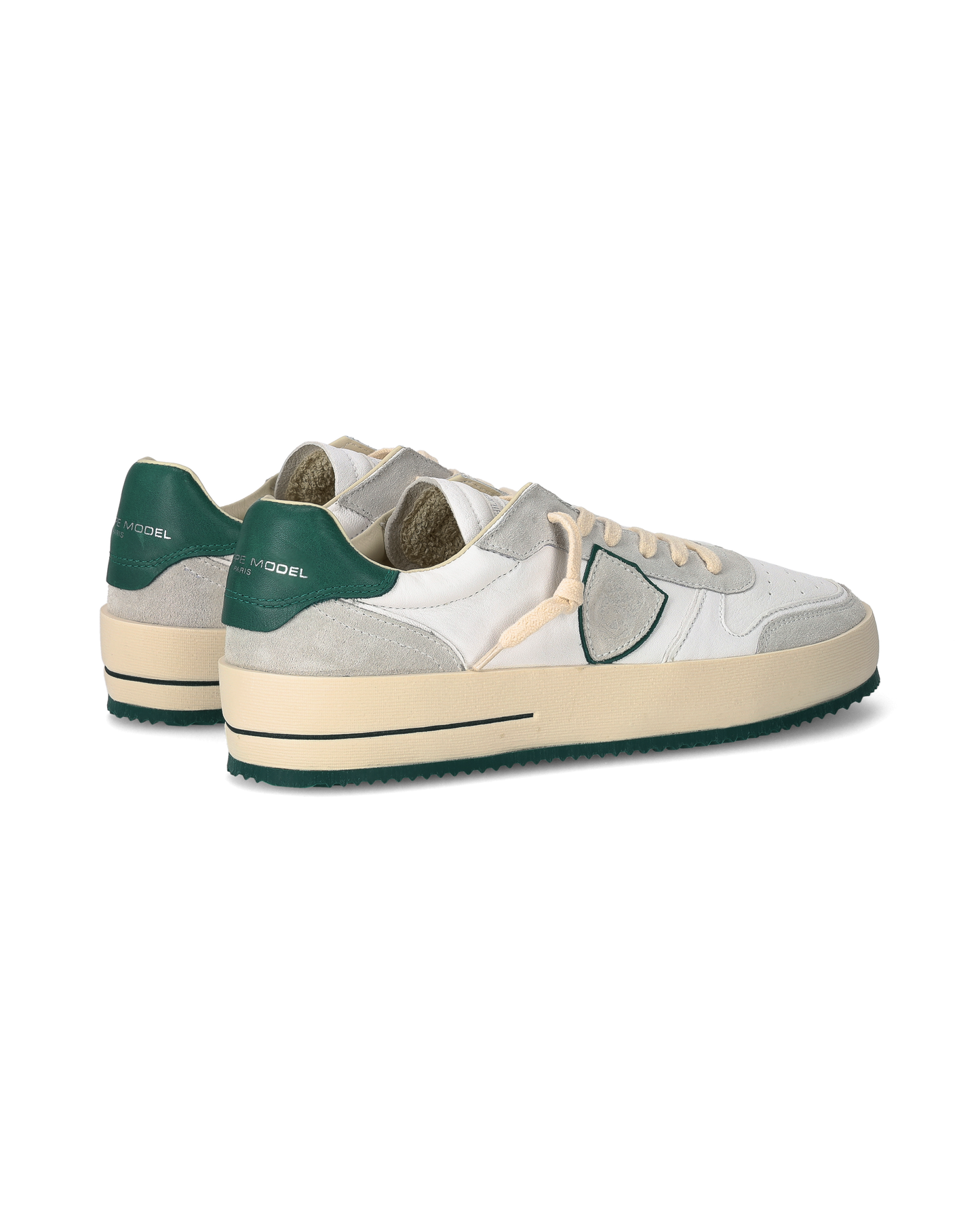 Sneaker Nice Uomo, Bianco e Verde
