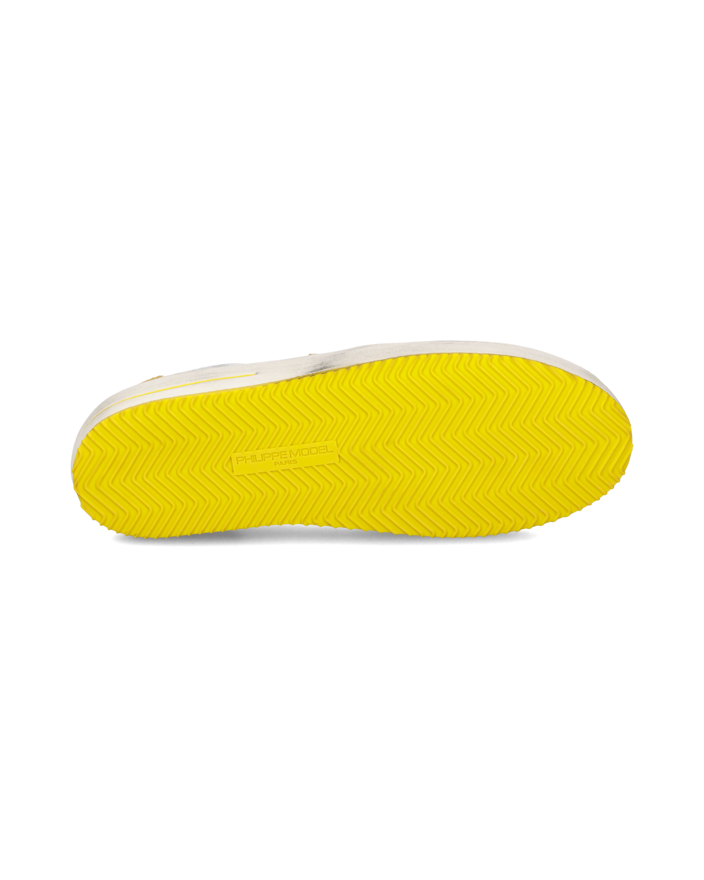 Sneakers Nice Uomo, Bianco Giallo