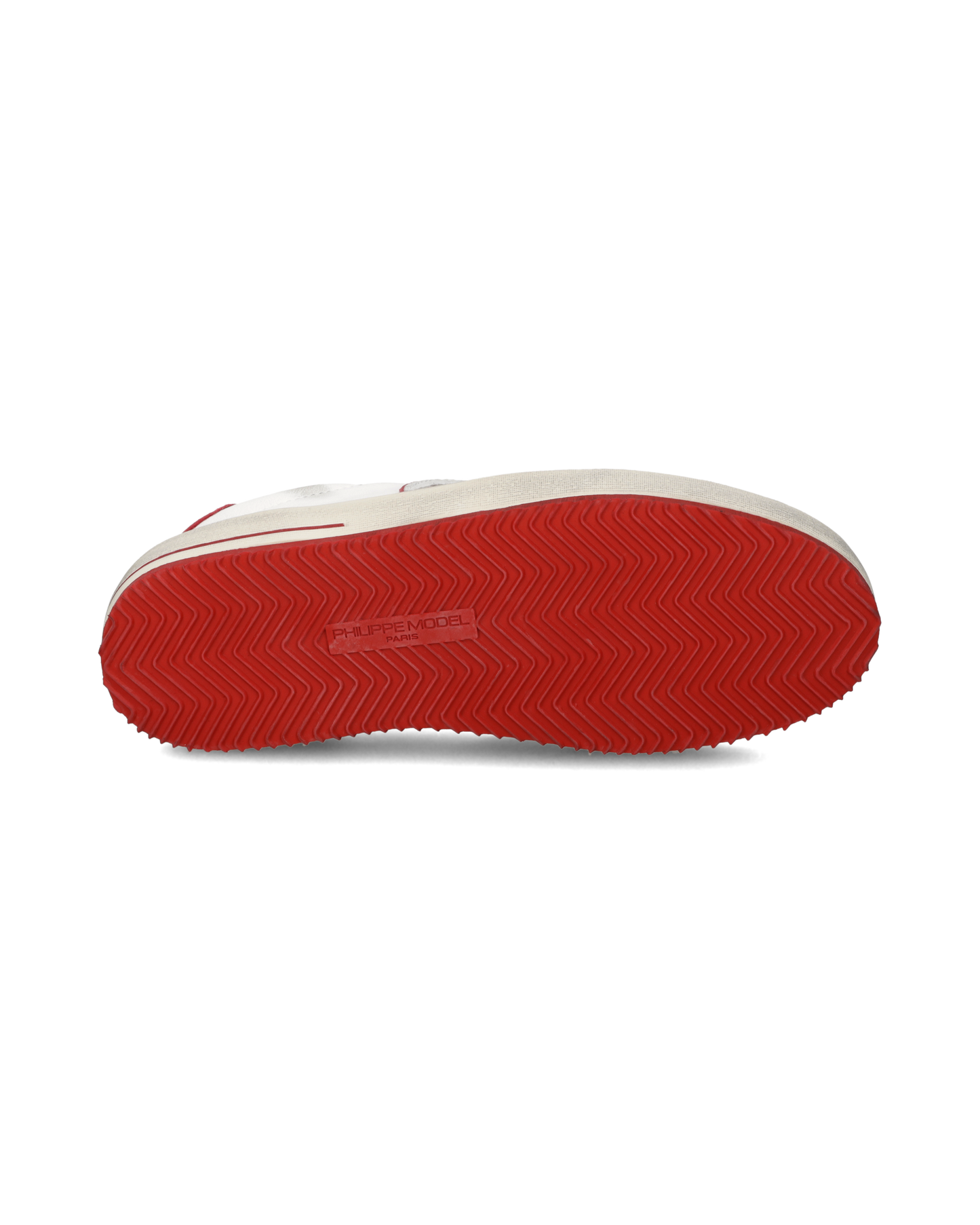 Sneakers Nice Uomo, Bianco Rosso