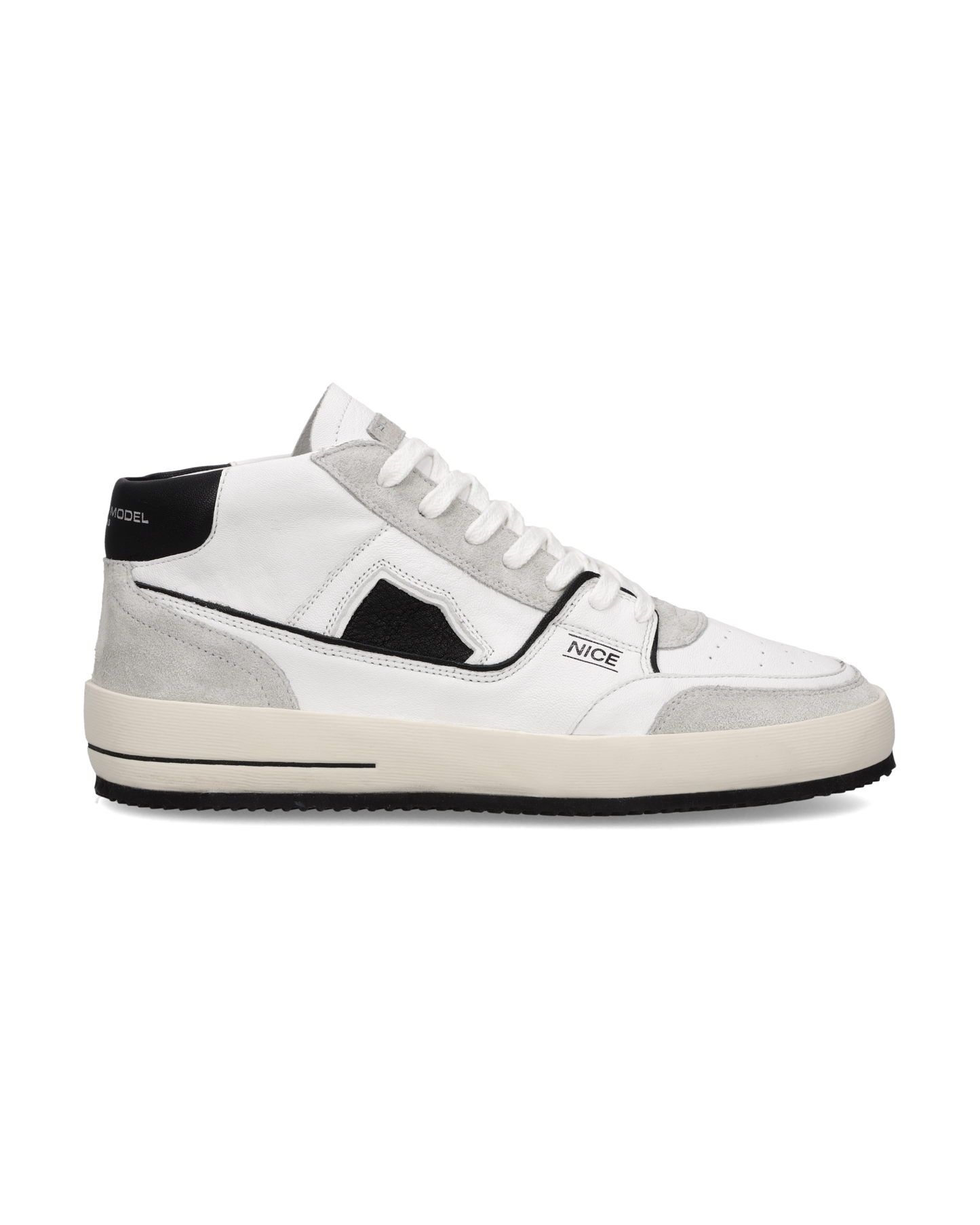Sneakers Nice Uomo, Bianco Nero