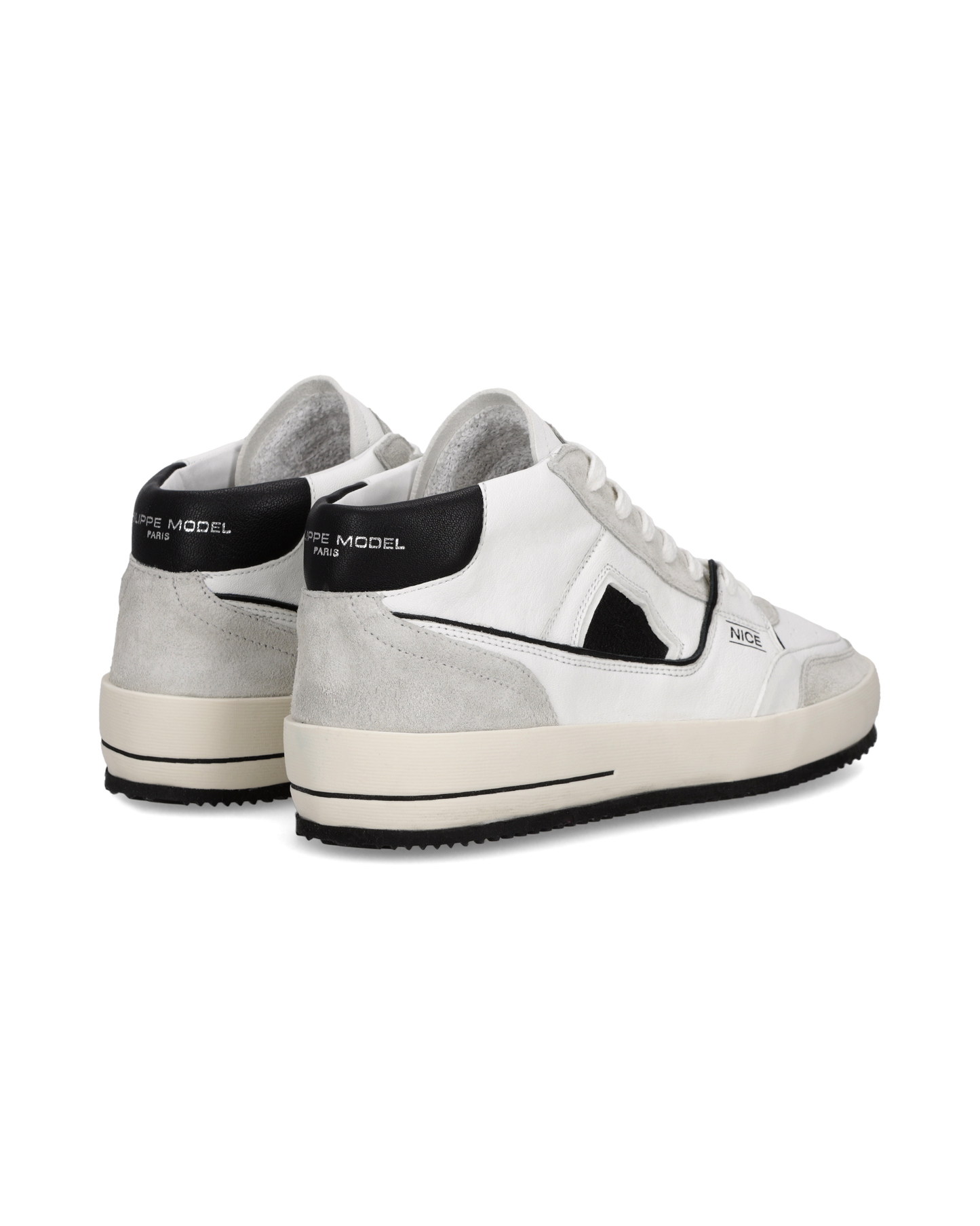 Sneakers Nice Uomo, Bianco Nero