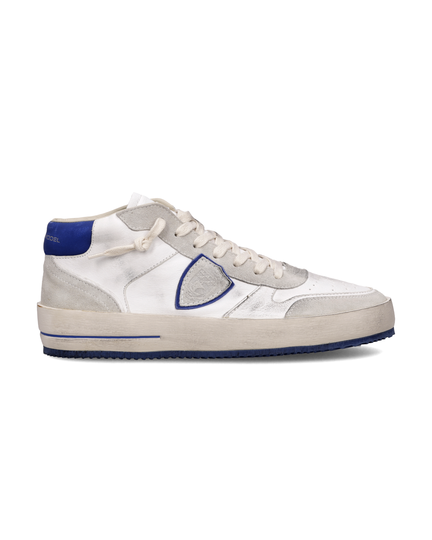 Sneakers Nice Uomo, Bianco Blu