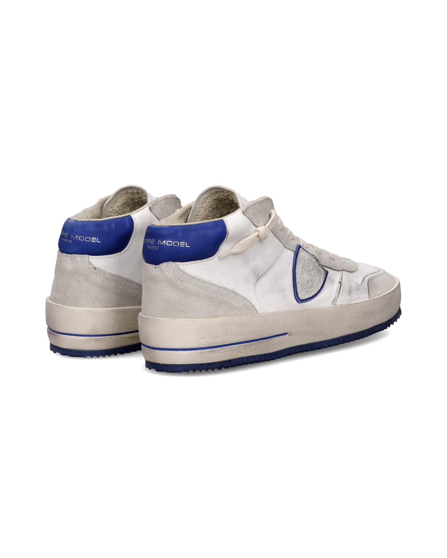 Sneakers Nice Uomo, Bianco Blu