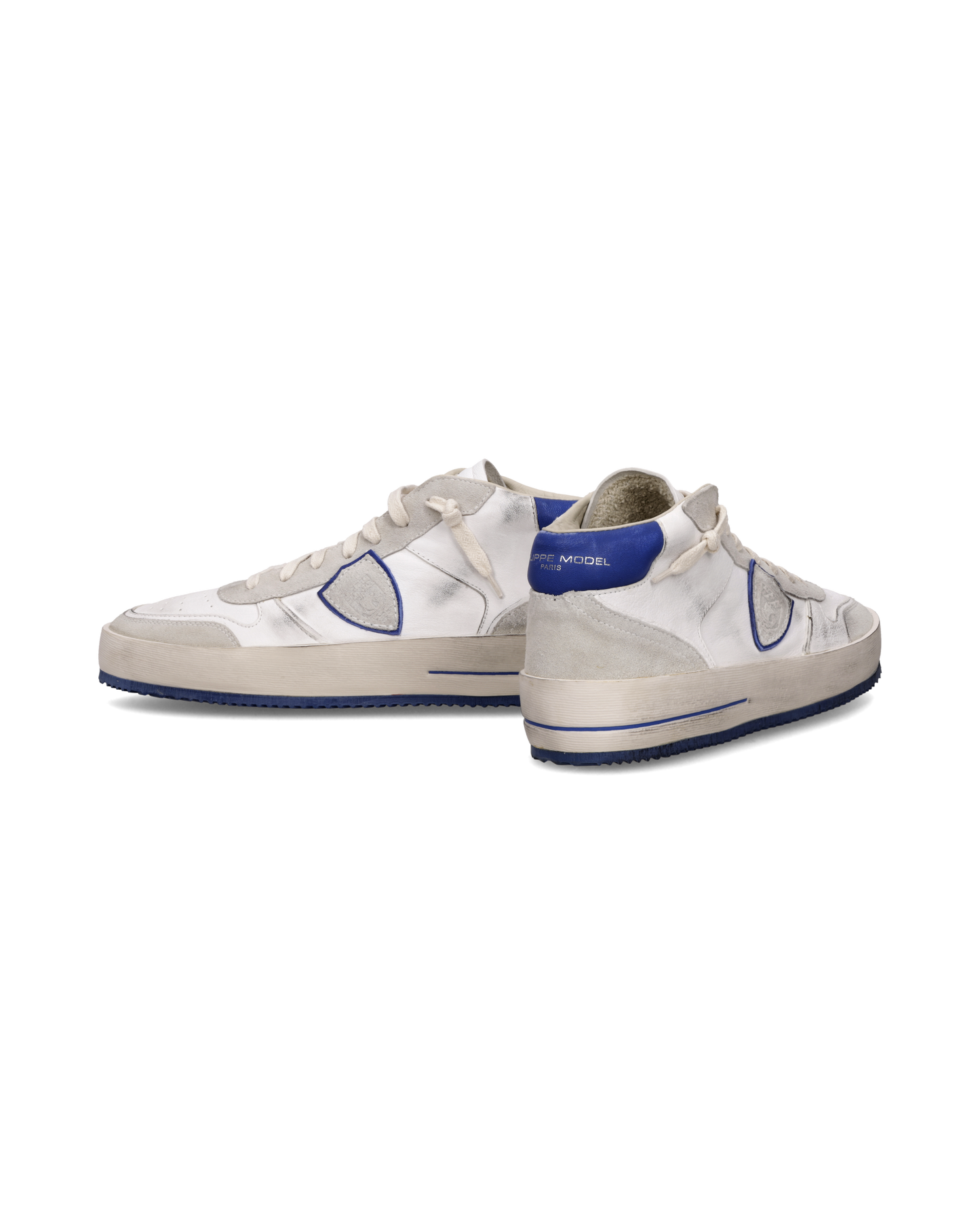 Sneakers Nice Uomo, Bianco Blu